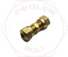 1/4T AIR BRAKE UNIONS BRASS