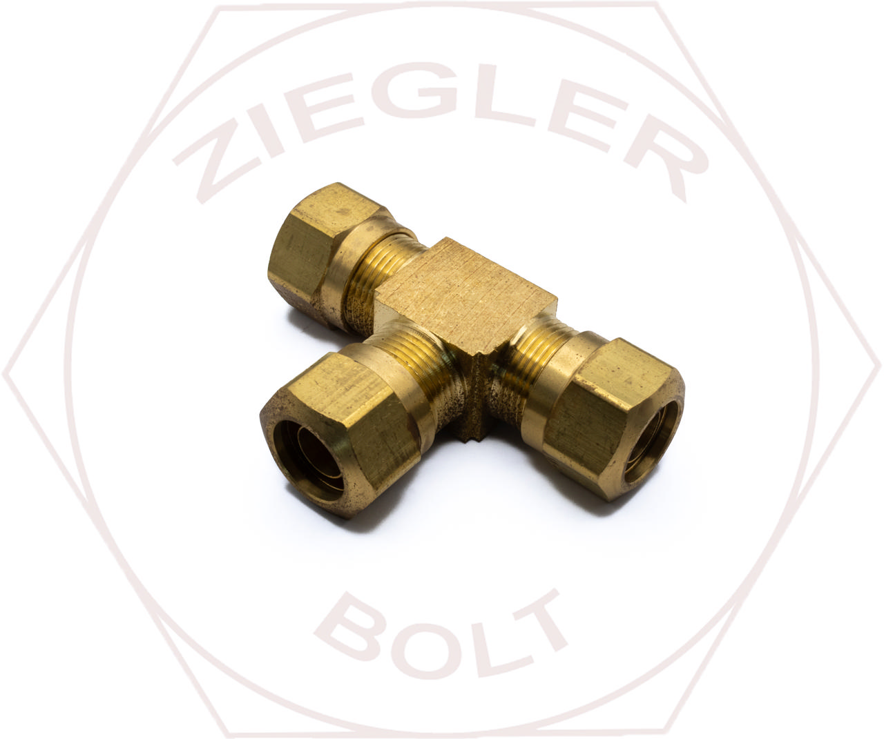 5/8T AIR BRAKE UNION TEES BRASS