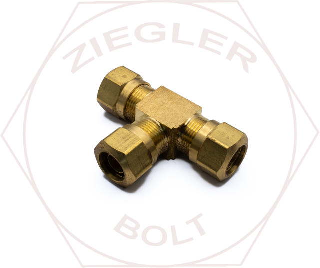 5/8T AIR BRAKE UNION TEES BRASS