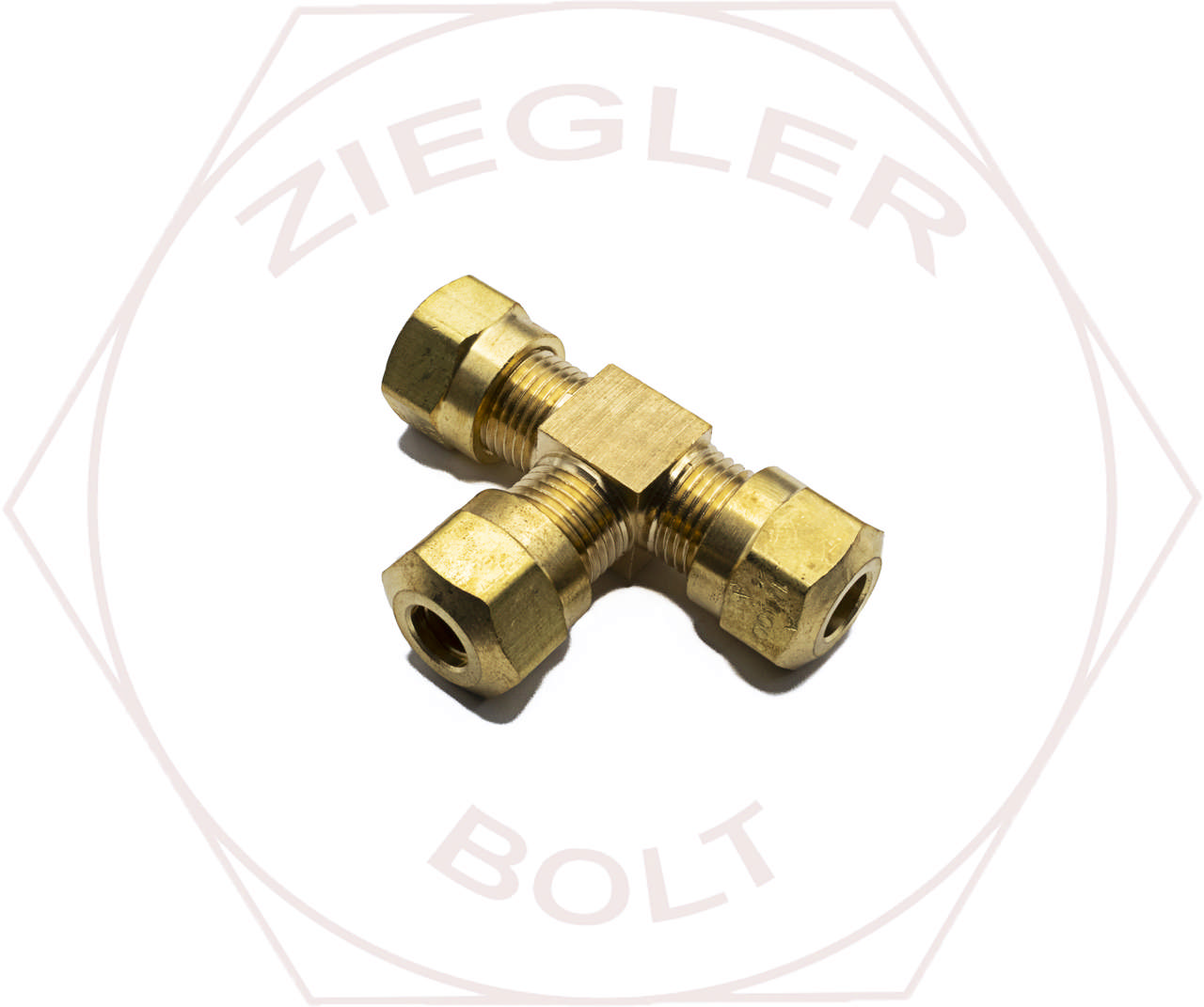 1/4T UNION AIR BRAKE TEE BRASS 