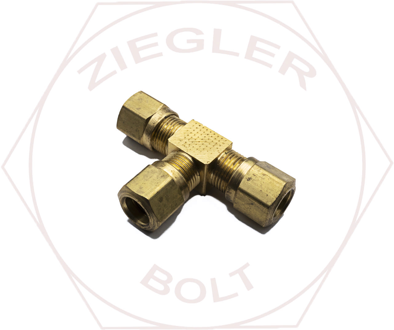 3/8T UNION AIR BRAKE TEE BRASS
