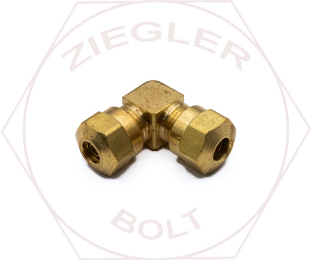 1/4 90° DOT UNION ELBOW BRASS