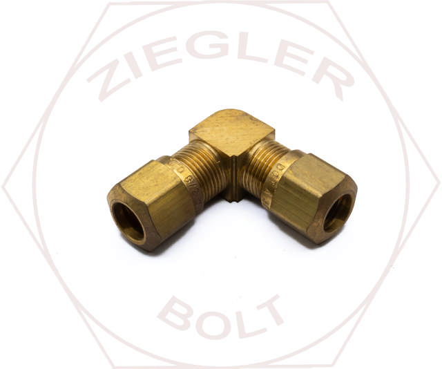 3/8 DOT AIR BRAKE UNION ELBOW BRASS NYLON TUB