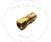 3/8 X 1/8 DOT AIR BRAKE FEMALE CONNECTOR BRASS
