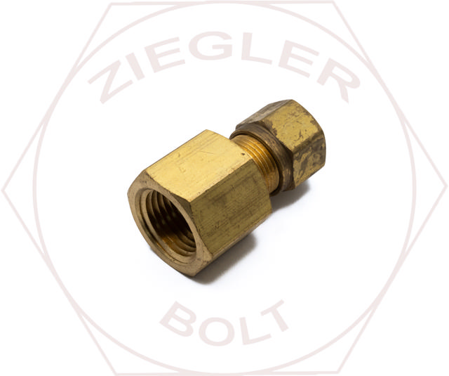 1/2T X 1/2 DOT AIR BRAKE FEMALE CONNECTOR BRASS