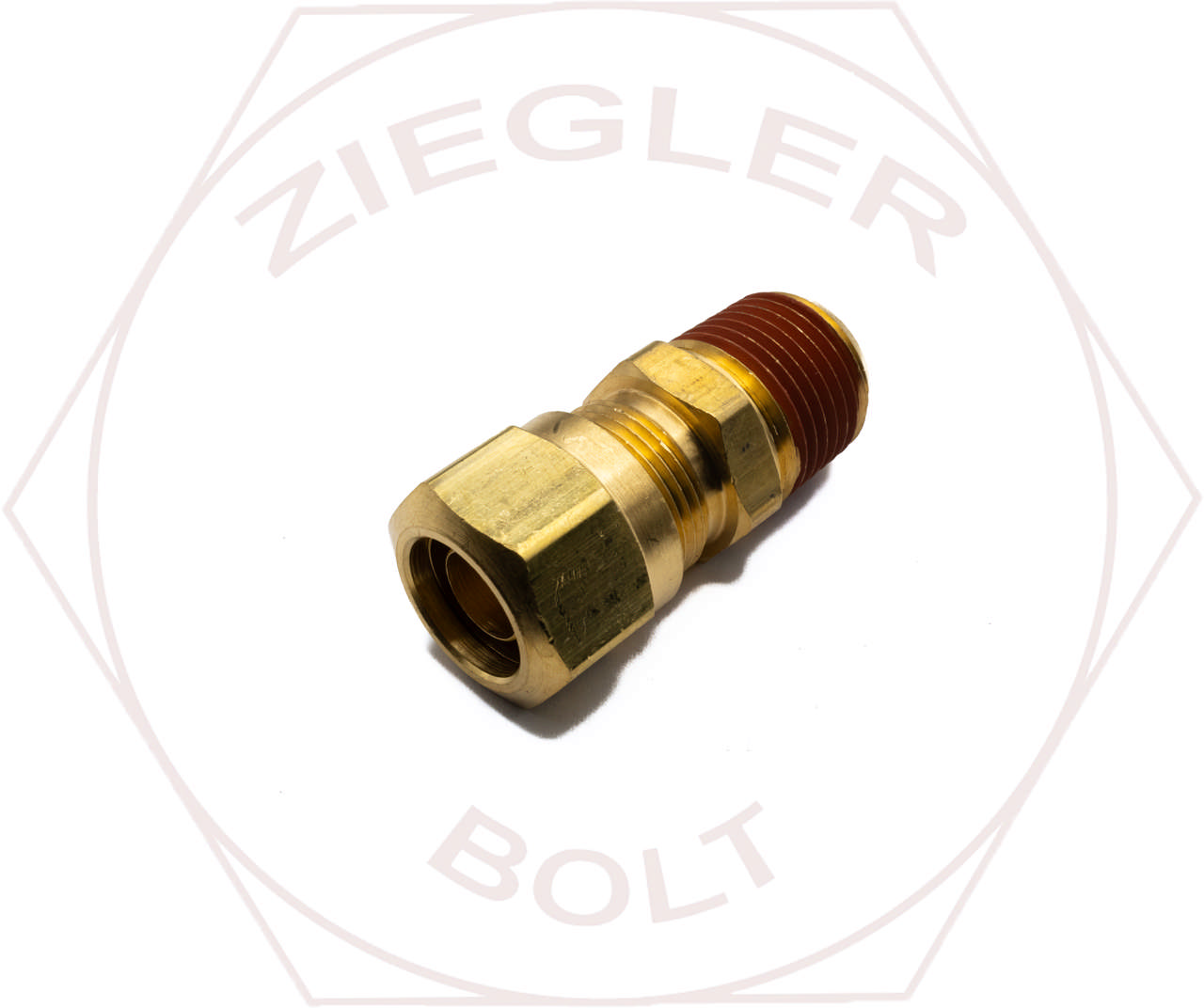 5/8 X 1/2 DOT AIR BRAKE MALE CONNECTOR BRASS