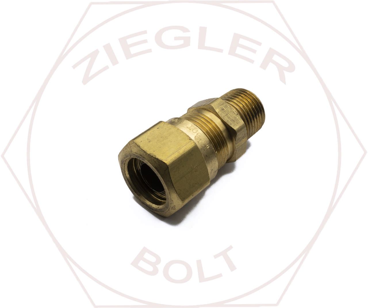 5/8 X 3/8 DOT AIR BRAKE MALE CONNECTOR BRASS