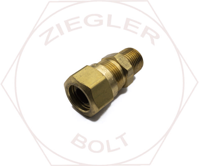 5/8 X 3/8 DOT AIR BRAKE MALE CONNECTOR BRASS