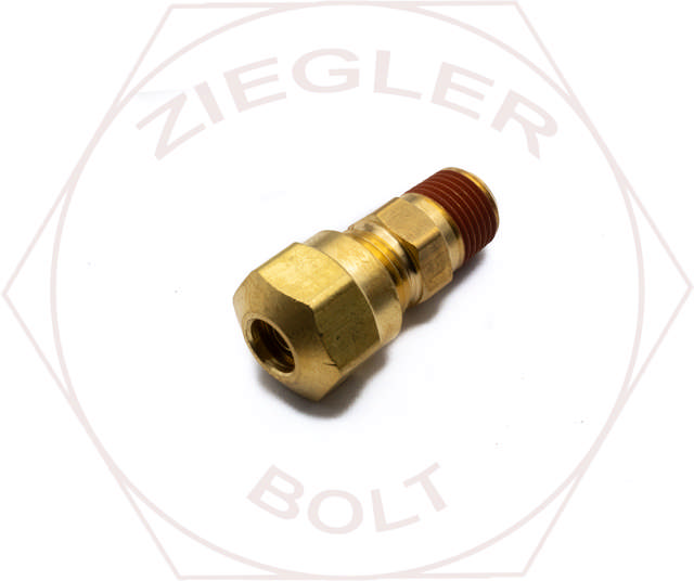 1/4 X 1/8 AIR BRAKE MALE CONNECTOR BRASS