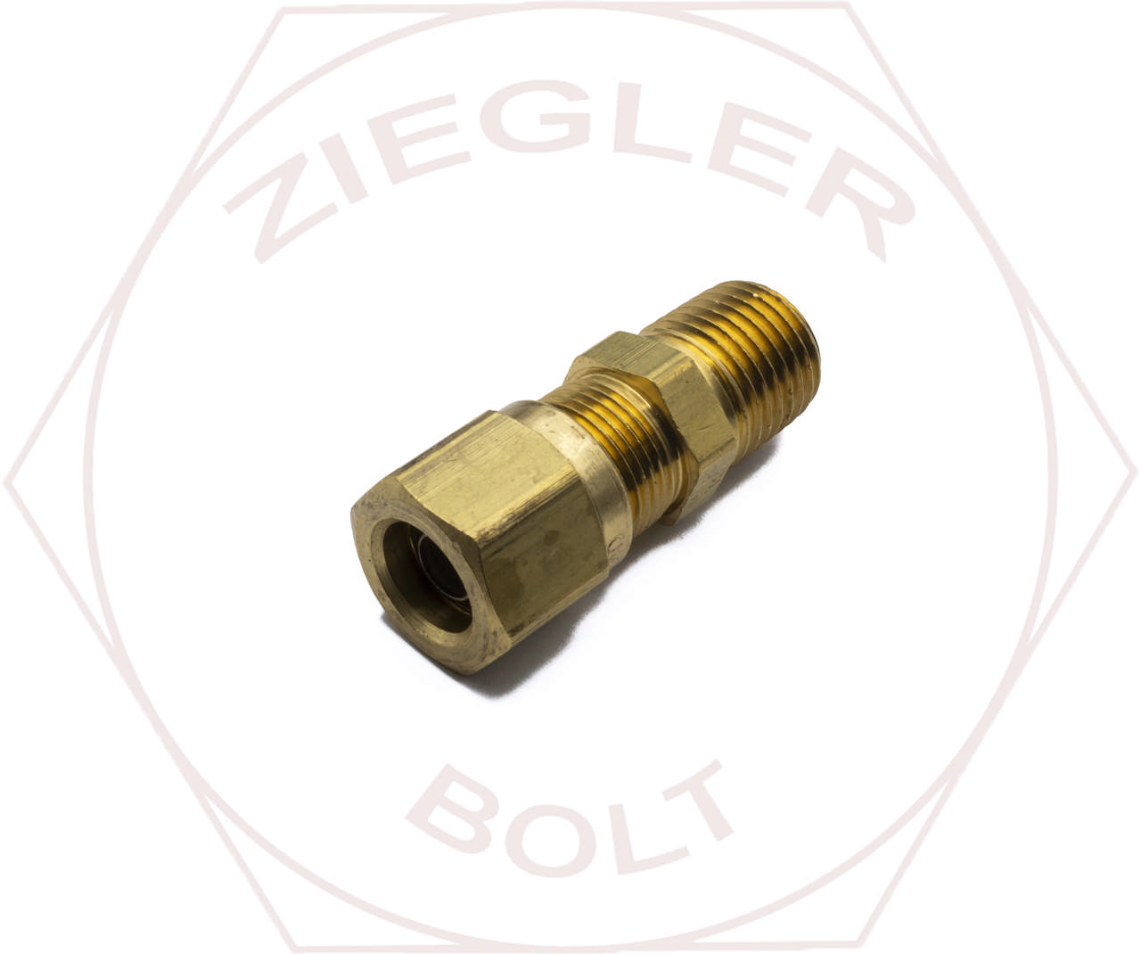 3/8 X 1/4 DOT AIR BRAKE MALE CONNECTOR BRASS