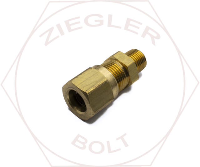 3/8 X 1/8 DOT AIR BRAKE MALE CONNECTOR BRASS