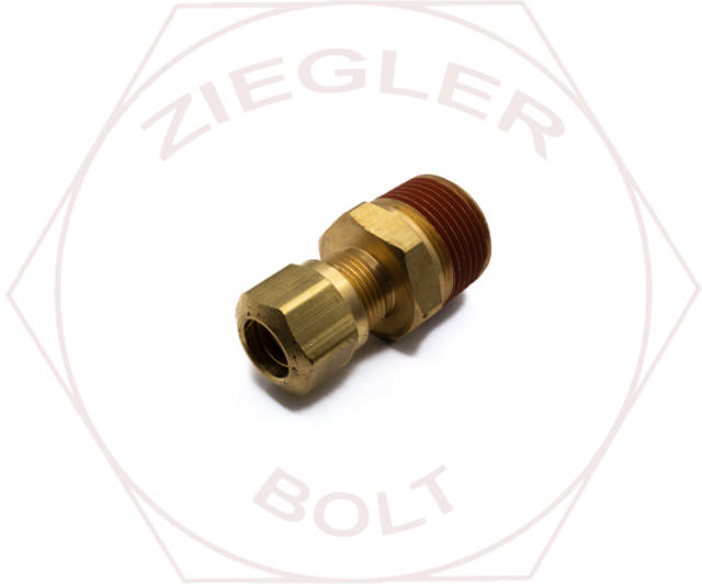 1/2 X 3/4 DOT AIR BRAKE MALE CONNECTOR BRASS