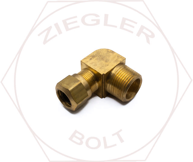 5/8T X 3/4 AIR BRAKE MALE 90° ELBOW BRASS
