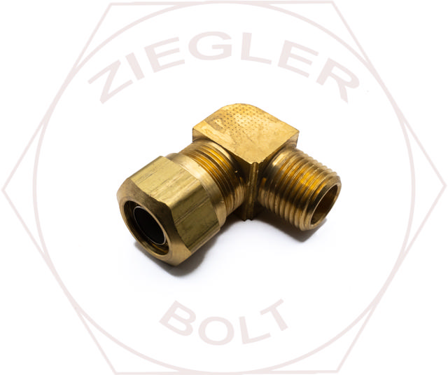 3/4T X 1/2 AIR BRAKE MALE 90° ELBOW BRASS