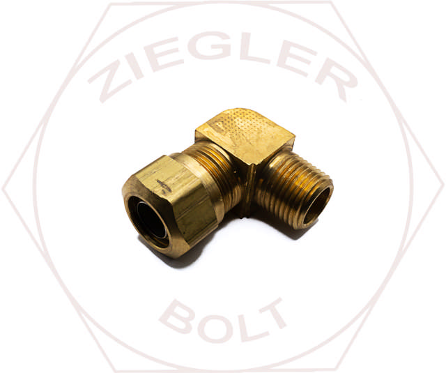 3/4T X 1/2 AIR BRAKE MALE 90° ELBOW BRASS