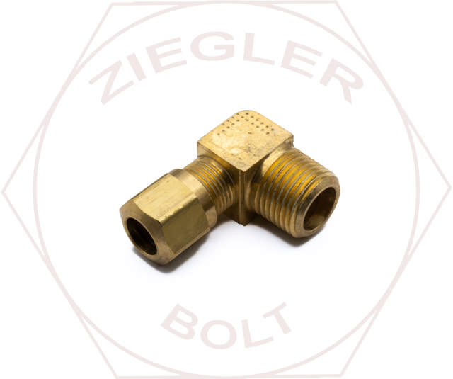 3/8T X 3/8 AIR BRAKE MALE 90° ELBOW BRASS