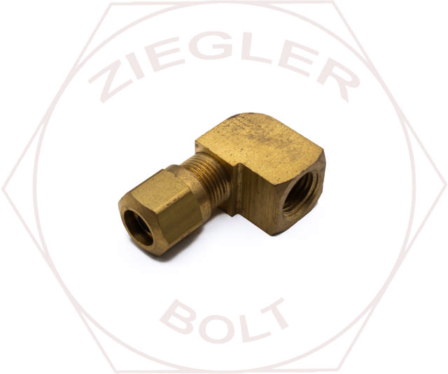 3/8 X 1/4 DOT AIR BRAKE FEMALE 90° ELBOW BRASS
