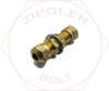 1/4T AIR BRAKE BULKHEAD UNION BRASS