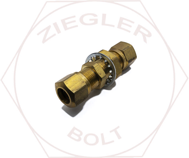 1/2T AIR BRAKE BULKHEAD UNION BRASS