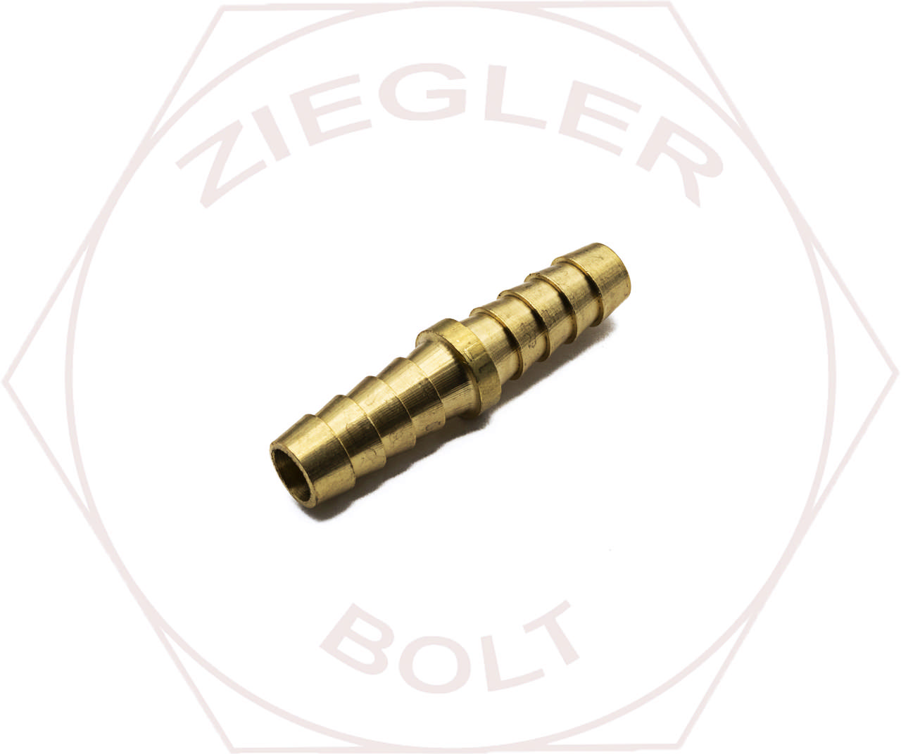3/8 MULTIBARB HOSE MENDED FITTING BRASS