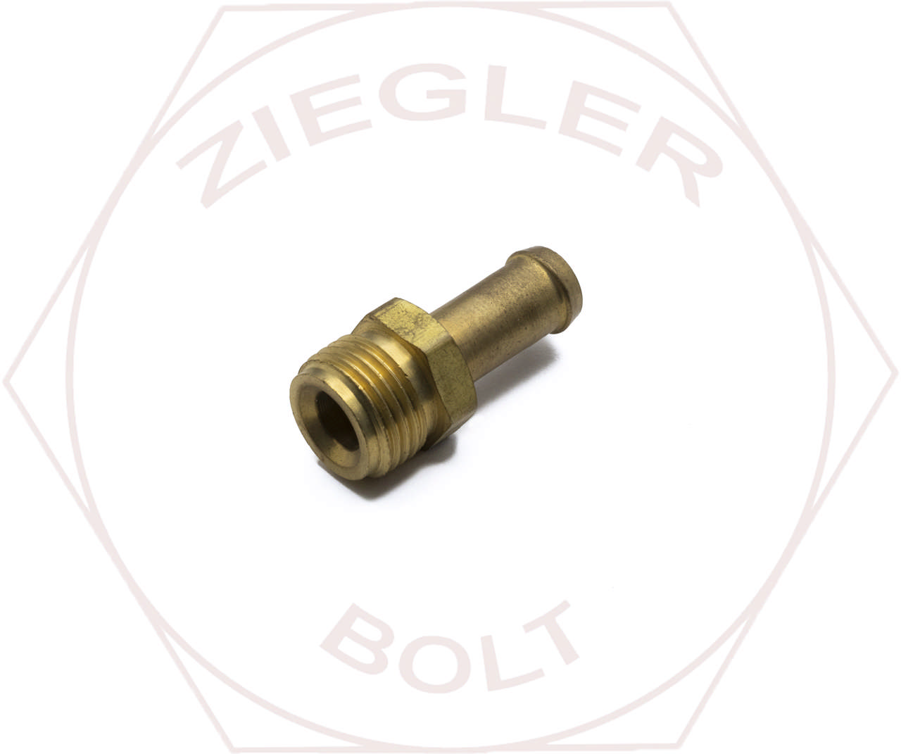 3/8 X 3/8 MALE INVERTED CONNECTOR HOSE END BRASS