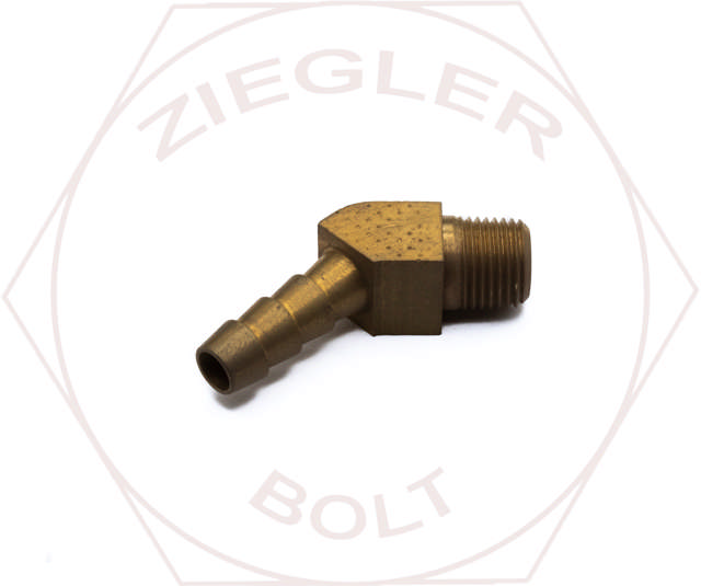 1/4 HOSE X 1/8 PIPE MALE PIPE 45° ELBOW