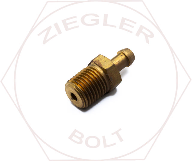 1/4 X 1/4  MALE PIPE HOSE ENDS BRASS