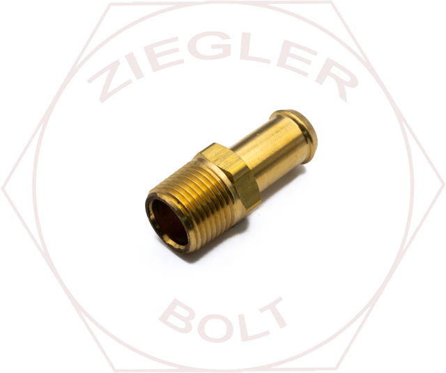 1/2 X 3/8  MALE PIPE HOSE ENDS BRASS