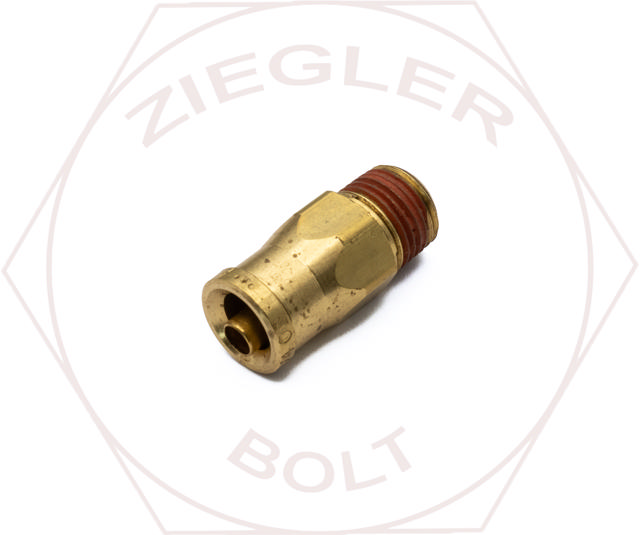 1/4T X 1/8NPT WEATHERHEAD MALE CONNECTOR BRASS