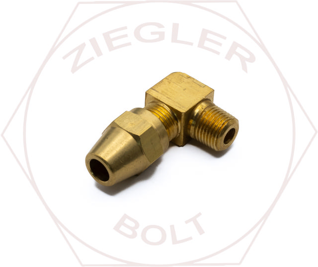 1/4T X 1/8NPT WEATHERHEAD 90° MALE ELBOW BRASS