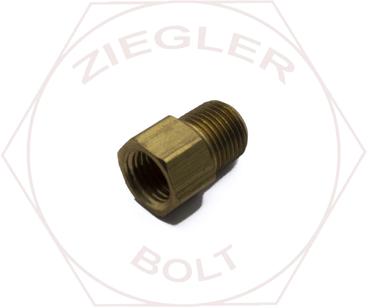 3/16T X 1/8P INVERTED FLARE MALE CONNECTOR BRASS