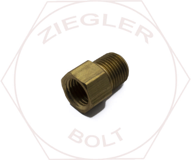 3/16T X 1/8P INVERTED FLARE MALE CONNECTOR BRASS