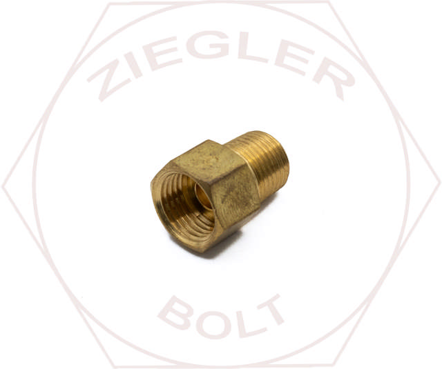 1/4T X 1/8P INVERTED FLARE MALE CONNECTOR BRASS