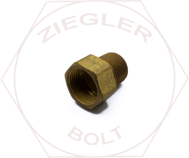 1/2T X 3/8P INVERTED FLARE MALE CONNECTOR BRASS