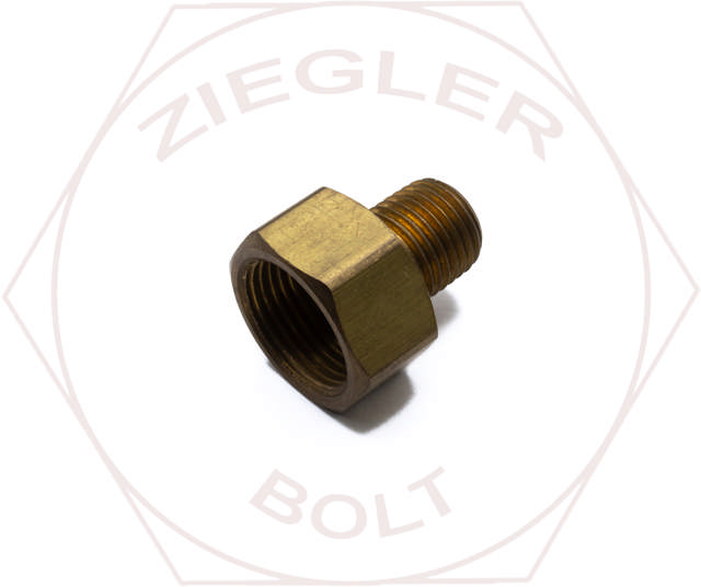 1/2T X 1/4P INVERTED FLARE MALE CONNECTOR BRASS