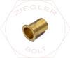 1/2T ID BRASS INSERT FOR PLASTIC TUBING