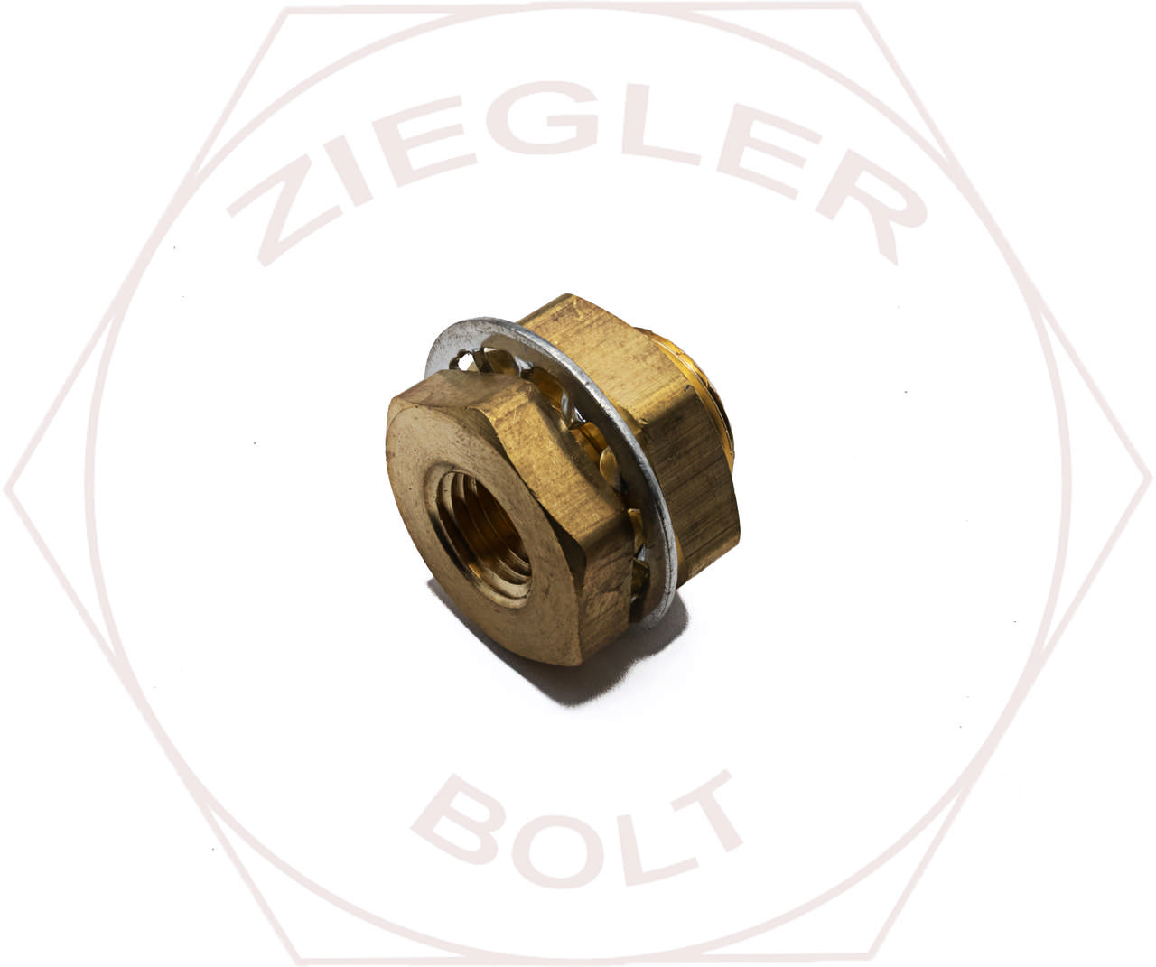 1/4 X 1-1/2 PIPE THRD BULKHEAD COUPLING BRASS