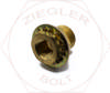 1/2 X 1-1/2 PIPE THRD BULKHEAD COUPLING BRASS