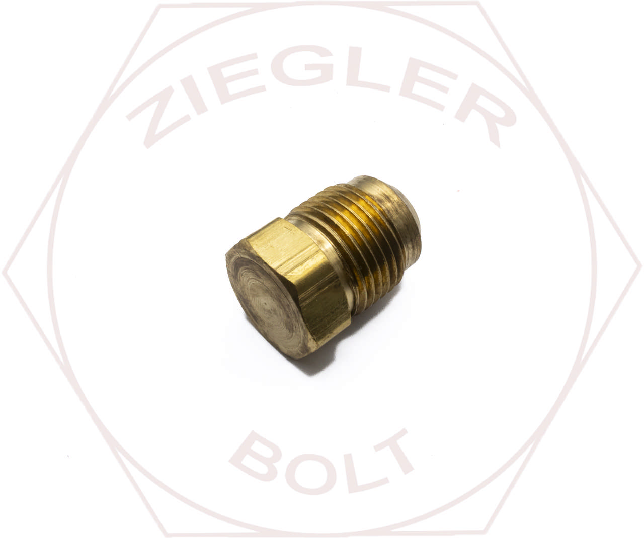 1/2 SAE 45° FLARE PLUG BRASS