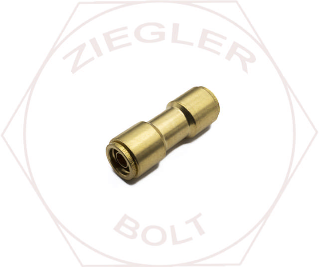 3/8T PUSH-IN CONNECTOR BRASS