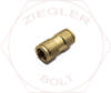 1/2T UNION PUSH-IN CONNECTOR BRASS