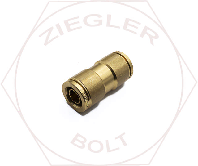 1/2T UNION PUSH-IN CONNECTOR BRASS