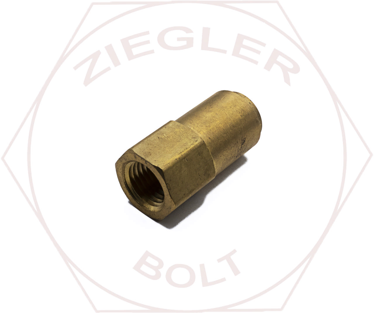 1/4 X 3/8T DOT PUSH-IN FEMALE CONNECTOR BRASS