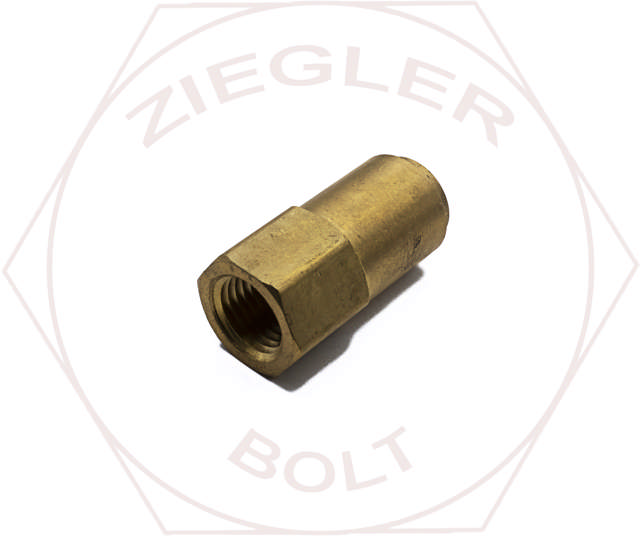 1/4 X 3/8T DOT PUSH-IN FEMALE CONNECTOR BRASS