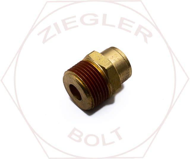5/8T X 3/4 NPT MALE CONNECTOR BRASS