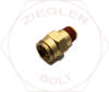 5/8T X 3/8 PUSH-IN MALE CONNECTOR BRASS