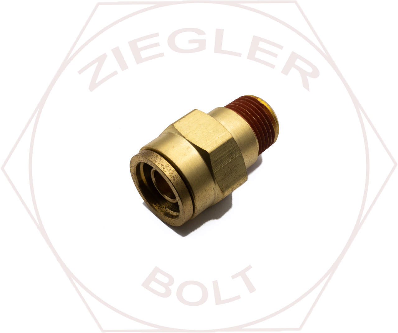5/8T X 3/8 PUSH-IN MALE CONNECTOR BRASS