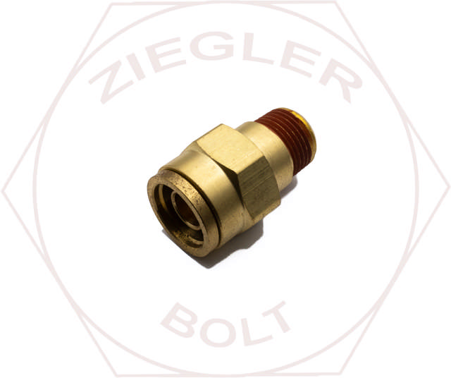 5/8T X 3/8 PUSH-IN MALE CONNECTOR BRASS