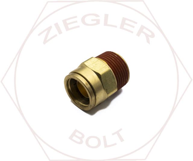 3/4T X 3/4 NPT PUSH-IN MALE CONNECTOR BRASS