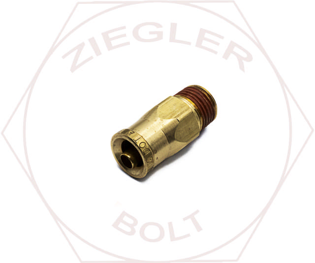 1/4T X 1/8 DOT PUSH-IN MALE CONNECTOR BRASS